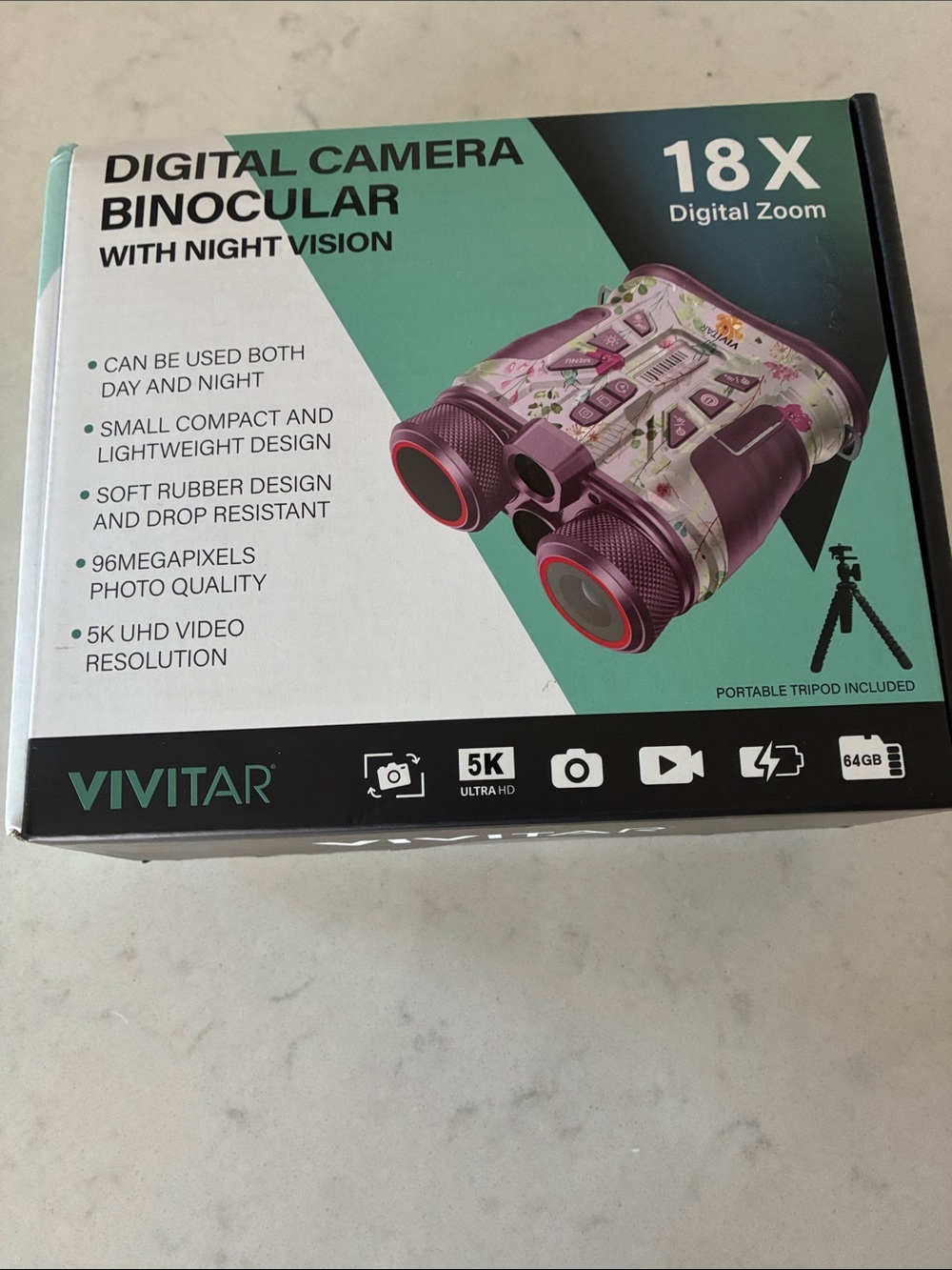 Vivitar Digital Camera Binocular with Night Vision